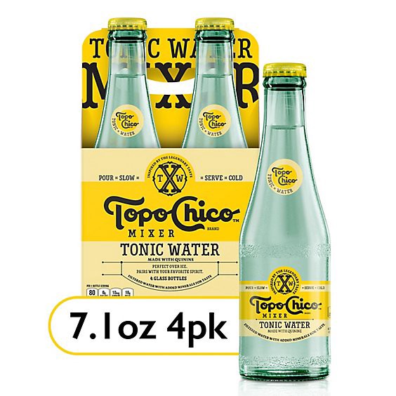 slide 1 of 3, Topo Chico Mixer Tonic Water 4 - 7.1 Fl. Oz., 4 ct; 7.1 fl oz