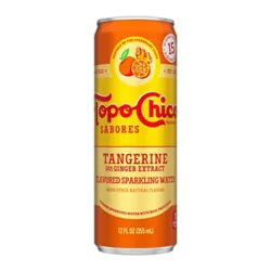 Topo Chico Sabores Tangerine With Ginger Extract Can - 12 Fl. Oz.