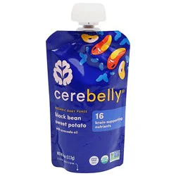 Cerebelly Black Bean Sweet Potato With Avocado And Tomato - 4 Oz