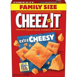 Cheez-It Cheese Crackers Extra Cheesy Baked Snack Crackers - 21 Oz