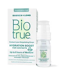 Biotrue Hydration Boost Rehydrating Contact Lens Eye Drops - 0.33 Fl. Oz.