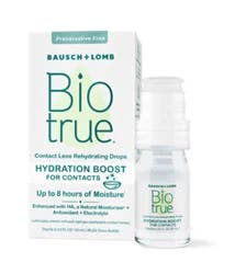 Biotrue Hydration Boost Rehydrating Contact Lens Eye Drops - 0.33 Fl. Oz.