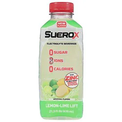 Suerox Lemon Lime Lift Beverage - 21.3 Fl. Oz.