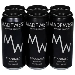 Madewest Brewing Standard Blonde Ale In Cans - 6-16 Fl. Oz.