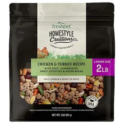 Freshpet Homestyle Creations Chicken & Turkey Recipe - 2lb.
