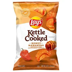 Lays Kettle Cooked Honey Habanero - 8 Oz.