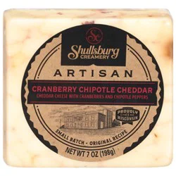 Shullsburg Cranberry Chipotle Cheddar Cheese - 6.88 Oz