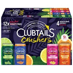 Clubtails Crushers 12 Pack Cans - 12 Fl. Oz.