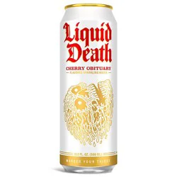 Liquid Death Cherry Obituary - 19.2 Fl. Oz.