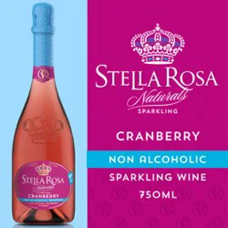 Stella Rosa Sparkling Cranberry Non Alcoholic Wine - 750 Ml