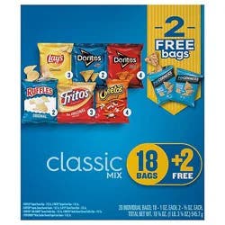 Frito-Lay Variety Pack Classic Mix - 18ct