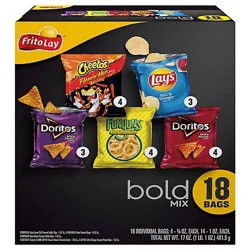 Frito Lay Bold Mix Variety Pack - 18 Count