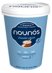 Nounos Whole Plain Greek Yogurt - 16 Oz