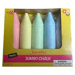 Signature Select Seasons Jumbo Chalk 5 Count - Each