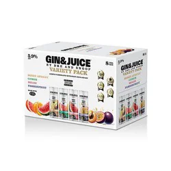Gin & Juice By Dre And Snoop Variety 8 Pack - 355 Ml