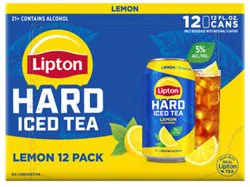 Lipton Hard Iced Tea Lemon 12 Pack In Cans - 12 Fl. Oz.