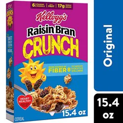 Kellogg's Raisin Bran Crunch Fiber Breakfast Cereal - 15.4 Oz