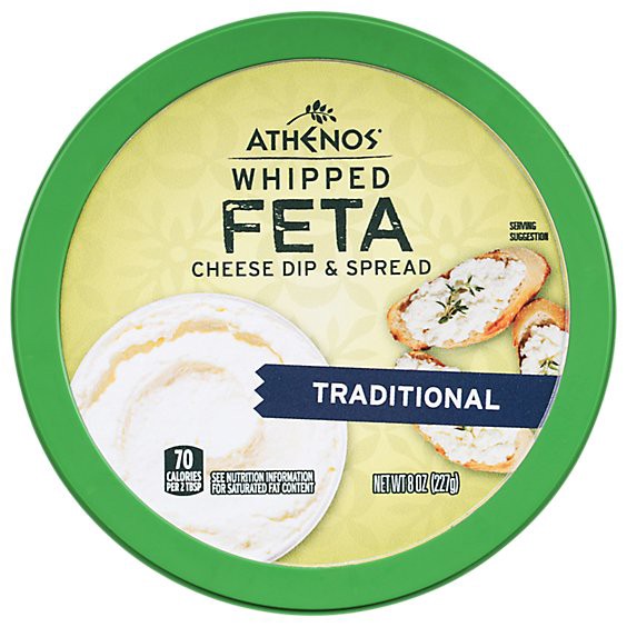 slide 1 of 1, Athenos Whipped Feta Dip And Spread - 8 Oz, 8 oz