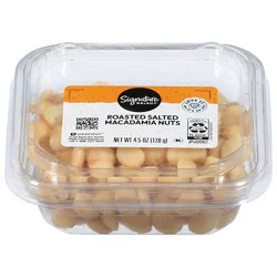 Signature Select Roasted Salted Macadamia Nuts - 4.5 Oz