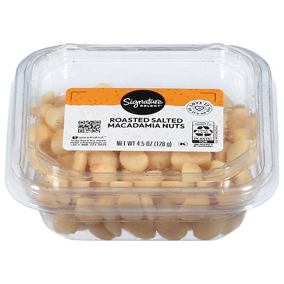 slide 1 of 1, Signature Select Roasted Salted Macadamia Nuts - 4.5 Oz, 4.5 oz