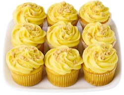 Lemon Iced Cupcakes 9 Count - Each