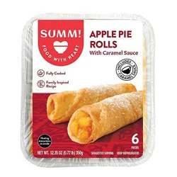 Apple Pie Rolls With Caramel Sauce - 12.35 Oz