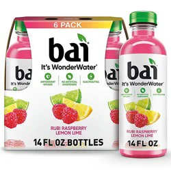 Bai Raspberry Lemon Lime 6 Pack - 14 Fl. Oz.