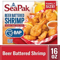 Seapak Beer Battered Shrimp - 16 Oz