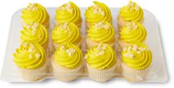 White Lemon Buttercreme Cupcakes - 12 Count