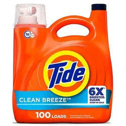 Tide He Liquid Detergent Clean Breeze - 132 Fl. Oz.