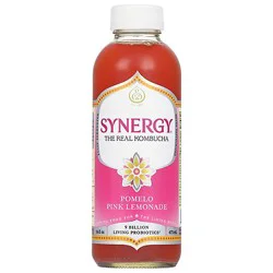 Synergy The Real Kombucha Pomelo Pink Lemonade - 16 Fl. Oz.