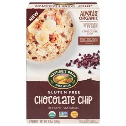 Natures Path Oatmeal Chocolate Chip Organic Gluten Free - 11.3 Oz