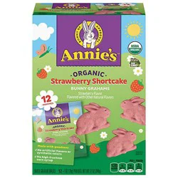 Annies Homegrown Cookie Graham Bunny Strawberry - 12 Oz.