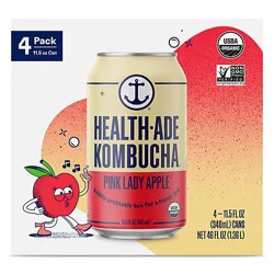 Health Ade Pink Lady Apple Kombucha 4-11.5 Fl. Oz.