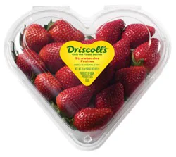 Driscolls Strawberries Heart Shaped - 0.5 Lb