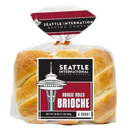 Seattle International Brioche Hoagie Rolls - 16 Oz