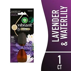 Air Wick Vibrant Essential Mist Diffuser Refill Lavender & Waterlily - .67 Oz
