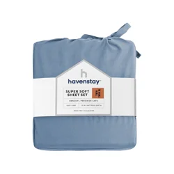 Havenstay Sheets, Twin/Twin XL, Blue