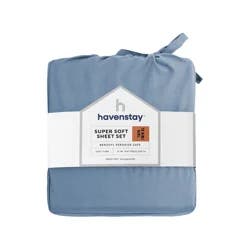 Havenstay Sheets, Twin/Twin XL, Blue