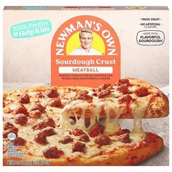 Newmans Own Sourdough Crust Meatball Pizza - 23.71 Oz