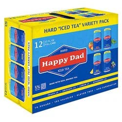 Happy Dad Hard Iced Tea Variety Pack In Cans - 12-12 Fl. Oz.