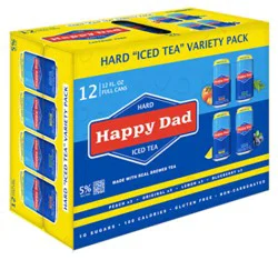 Happy Dad Hard Iced Tea Variety Pack In Cans - 12-12 Fl. Oz.
