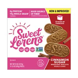 Sweet Lorens Breakfast Biscuit Cinnamon Sugar - 8 Oz