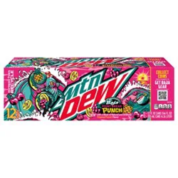 Mountain Dew Baja Point Break Punch - 12-12 Fl. Oz.