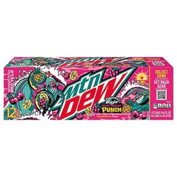 Mountain Dew Baja Point Break Punch - 12-12 Fl. Oz.