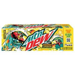 Mountain Dew Baja Laguna Lemonade - 12-12 Fl. Oz.