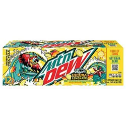 Mountain Dew Baja Laguna Lemonade - 12-12 Fl. Oz.
