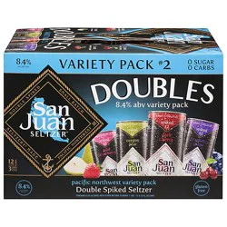San Juan Seltzer Doubles Pacific Northwest Variety Pack 12-12 Fl. Oz.
