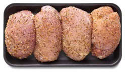 Chicken Thighs Bonless Skinless Grillmaster Seasoning - Lb