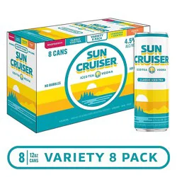 Sun Cruiser Iced Tea Vodka Variety Pack Cans - 8-12 Fl. Oz.